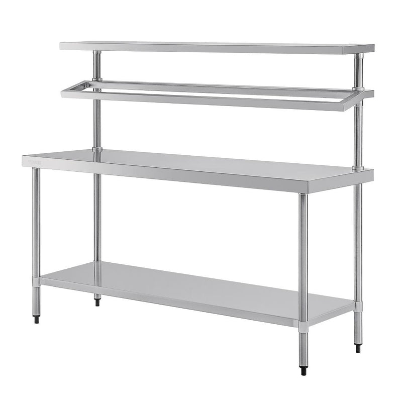 Vogue Stainless Steel Prep Station with Gantry Large 1800x600mm