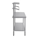 Vogue Stainless Steel Prep Station with Gantry Large 1800x600mm