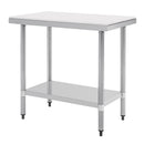 Vogue Edelstahl-Schneidebretttisch 900 mm