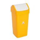 SYR Polypropylene Swing Bin Yellow 50Ltr