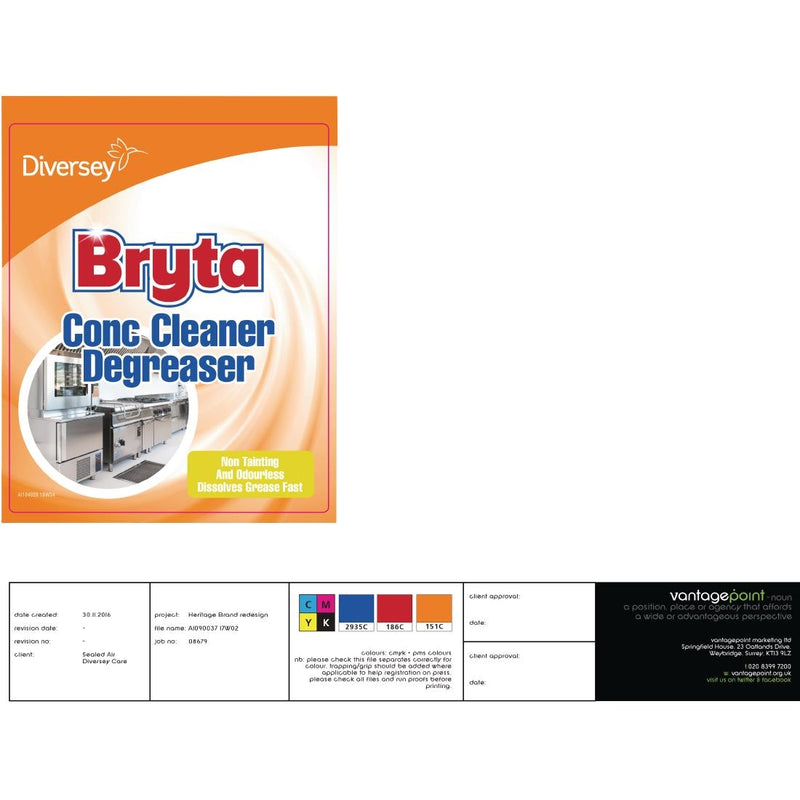 Bryta Küchenreiniger- und Entfetter-Konzentrat, 5 l (2er-Pack)