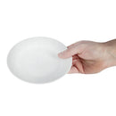 Olympia Athena Teller mit breitem Rand, 165 mm, Weiß, 12 Stück