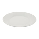 Olympia Athena Teller mit breitem Rand, Weiß, 254 mm, 12 Stück