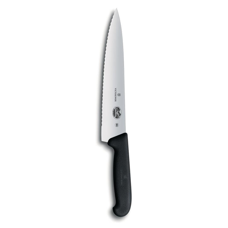 Victorinox Fibrox Serrated Carving Knife 25.5cm