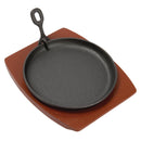 Olympia Runde Gusseisen-Sizzle-Platte