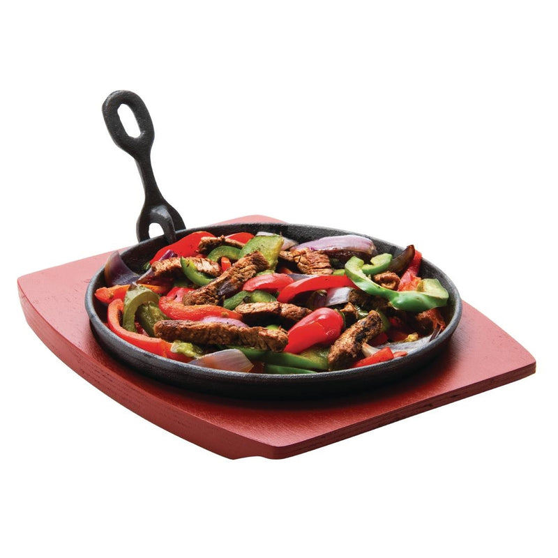 Olympia Round Cast Iron Sizzle Platter