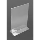 Olympia Upright Acrylic Menu Holder A4