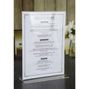 Olympia Upright Acrylic Menu Holder A4
