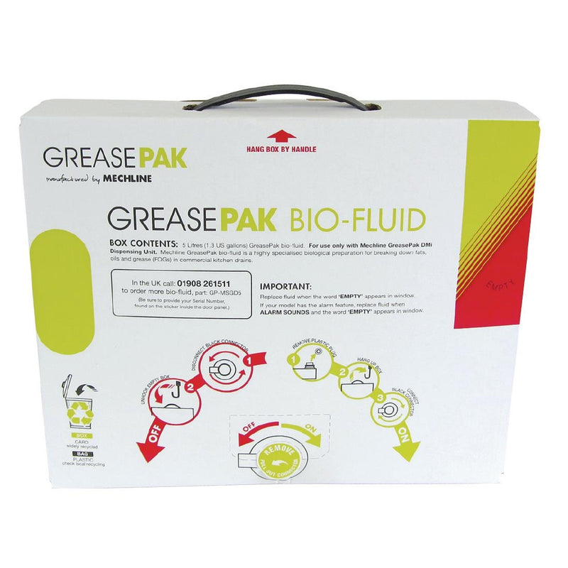 GreasePak MSGD5 Dosing Fluid 5Ltr (Pack of 3)