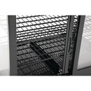 Polar C-Series Thekenkühlschrank mit Lebensmittelpräsentation, 100 l, Schwarz