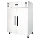 Polar G-Series Upright Double Door Fridge 1200Ltr White