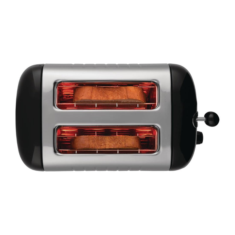 Dualit 2 Slice Lite Toaster Schwarz 26205