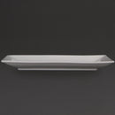 Olympia Whiteware Servierplatten, rechteckig, 310 mm, 2 Stück