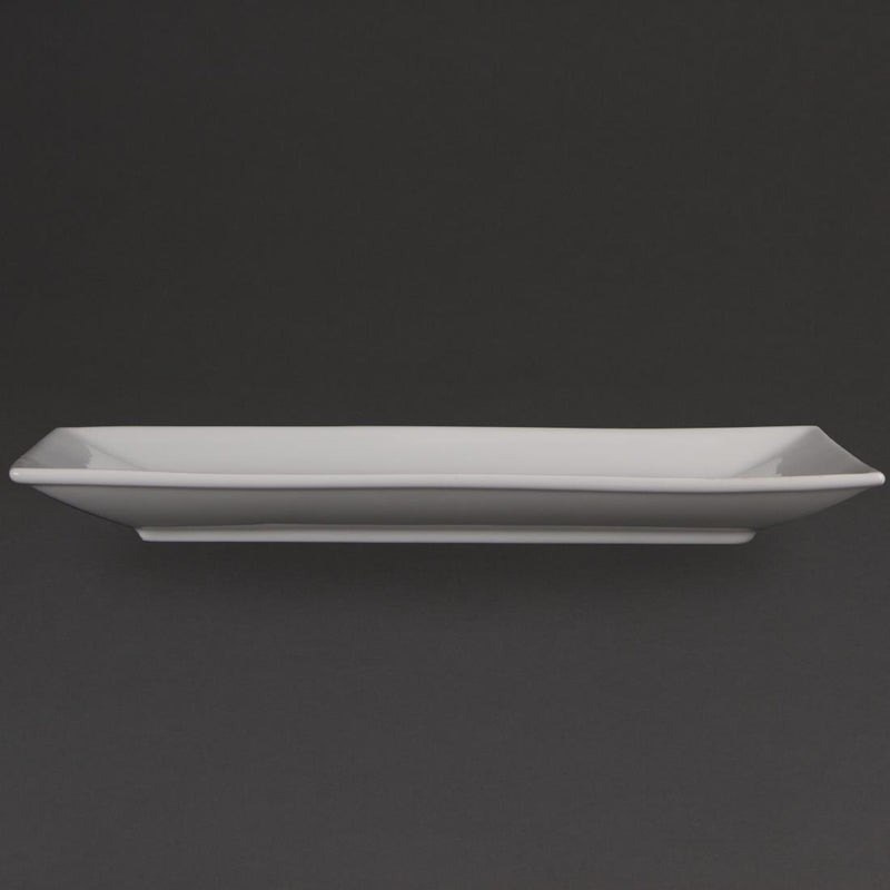 Olympia Whiteware Servierplatten, rechteckig, 310 mm, 2 Stück