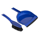 Jantex Soft Dustpan and Brush Set Blue