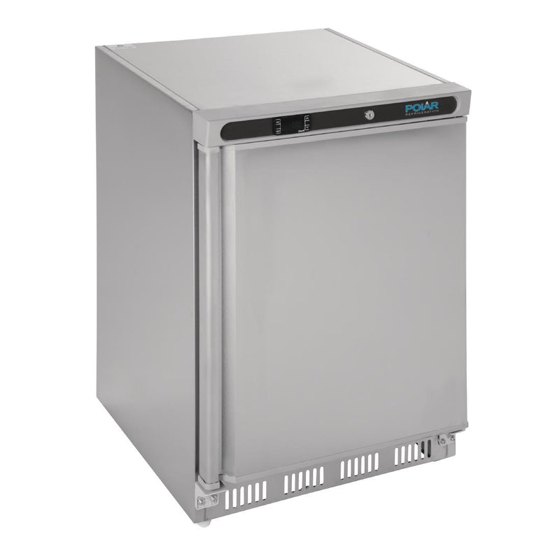 Polar C-Serie Edelstahl-Unterbaukühlschrank 150Ltr