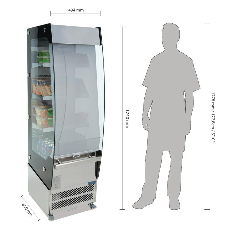 Polar G-Serie Multideck-Display-Kühlschrank 494 mm