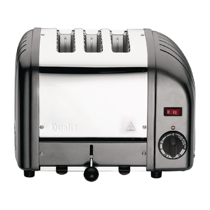 Dualit 3-Scheiben-Vario-Toaster, Metallic-Anthrazit, 30080