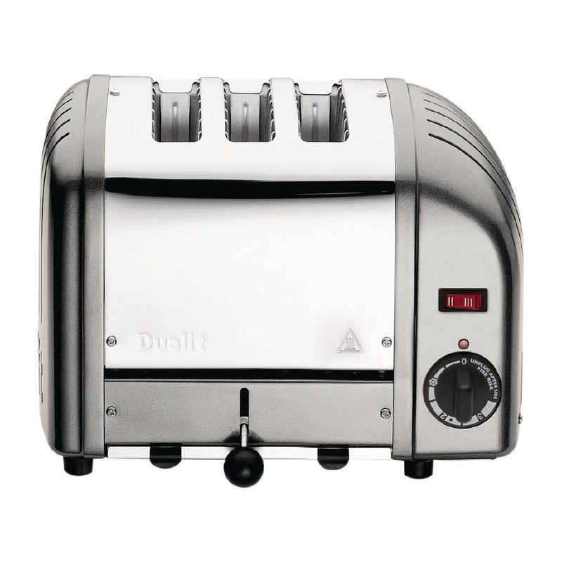 Dualit 3-Scheiben-Vario-Toaster Metallic-Silber 30081