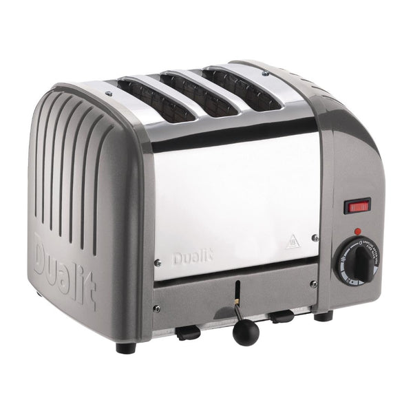 Dualit 3-Scheiben-Vario-Toaster Metallic-Silber 30081