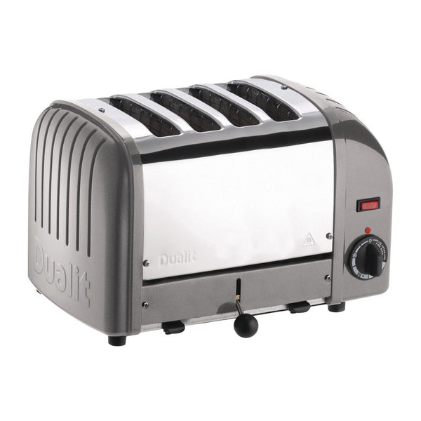 Dualit 4-Scheiben-Vario-Toaster Metallic-Silber 40349