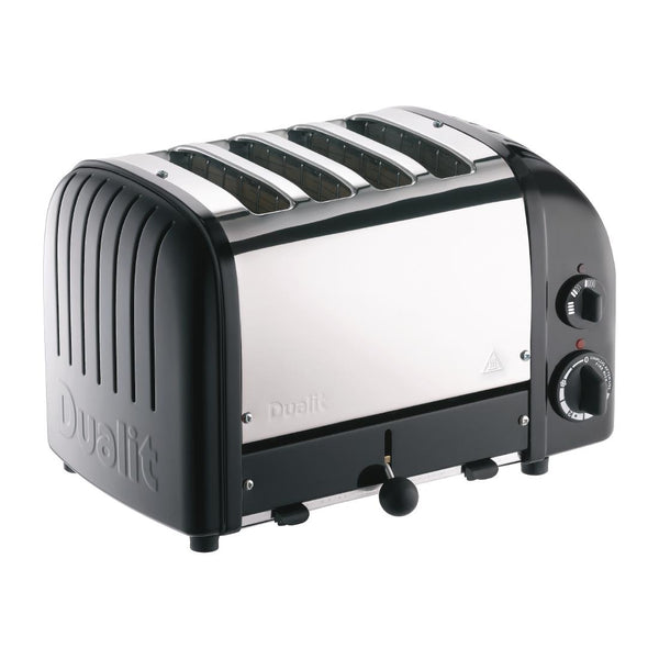 Dualit 2 x 2 Combi Vario 4-Scheiben-Toaster Schwarz 42166