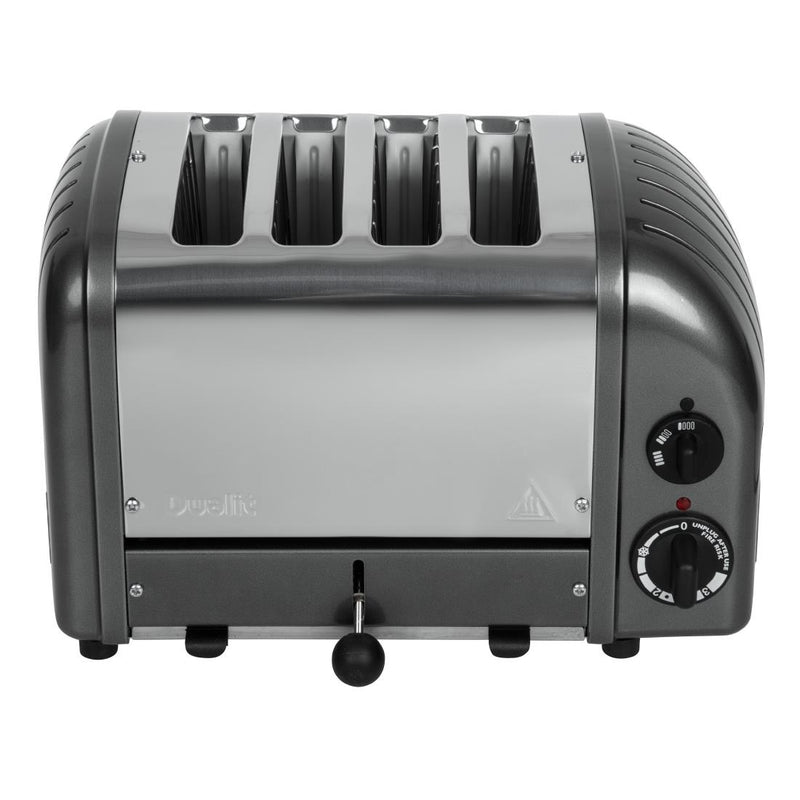 Dualit 2 x 2 Combi Vario 4-Scheiben-Toaster Metallic Charcoal 42170