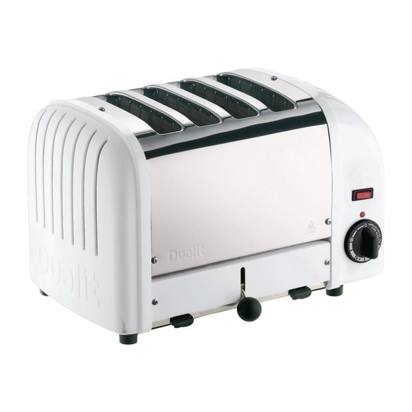 Dualit 2 x 2 Combi Vario 4-Scheiben-Toaster weiß 42177