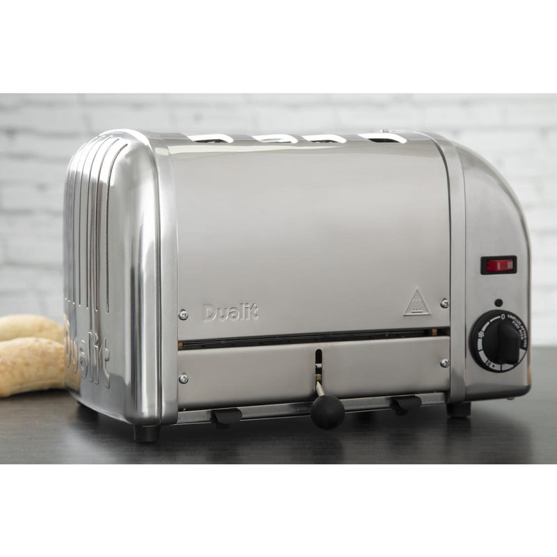 Dualit Brötchentoaster 4 Brötchen poliert 43021