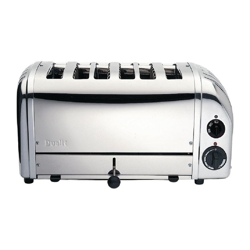 Dualit Brötchentoaster 6 Brötchen Metallic Silber 61028