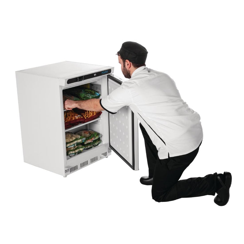 Polar C-Serie Untertisch-Gefrierschrank Weiß 140Ltr