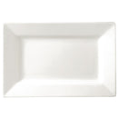 Olympia Lumina Wide Rim Rectangular Plates 257x 155mm (Pack of 4)