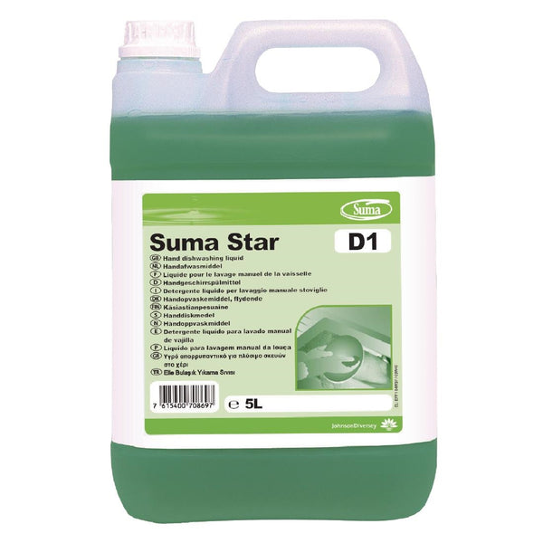 Suma Star D1 Spülmittelkonzentrat, 5 l, 2 Stück