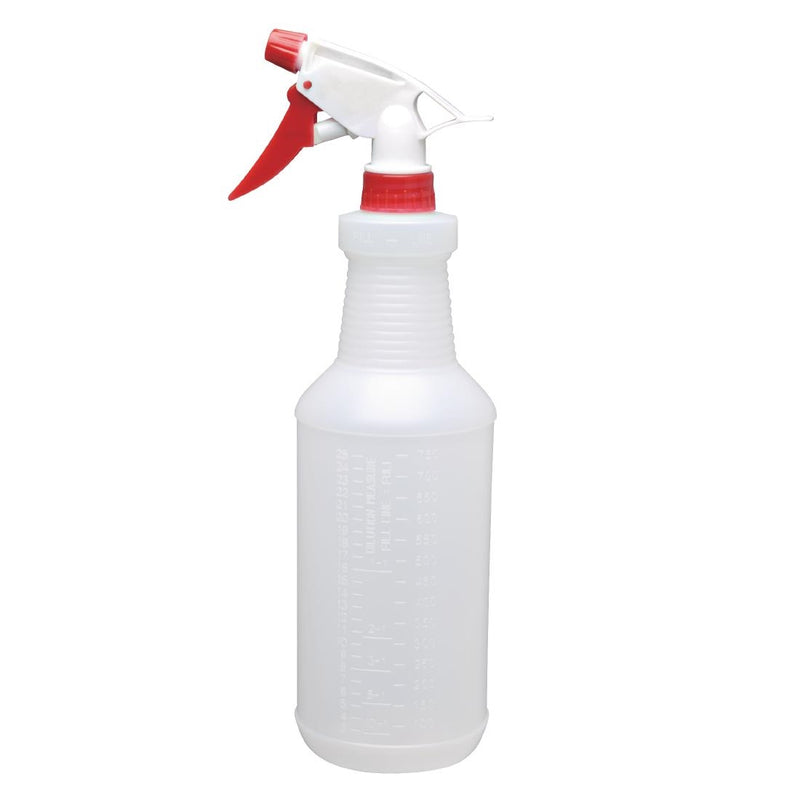 Jantex farbcodierte Trigger-Sprühflasche, Rot, 750 ml