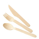 Fiesta Compostable Wooden Dessert Spoons (Pack of 100)