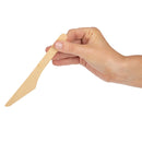 Fiesta Compostable Disposable Wooden Knives (Pack of 100)