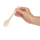 Fiesta Compostable Wooden Dessert Spoons (Pack of 100)