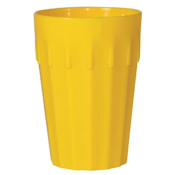 Olympia Kristallon Polycarbonat-Becher, Gelb, 142 ml, 12 Stück