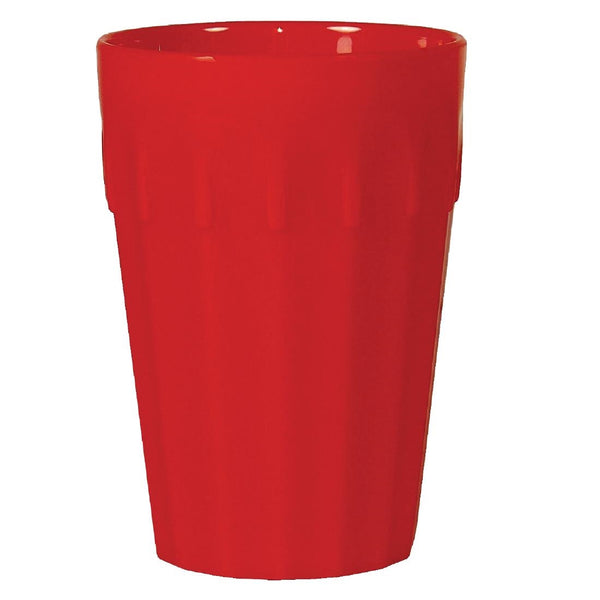 Olympia Kristallon Polycarbonat-Becher, Rot, 142 ml, 12 Stück
