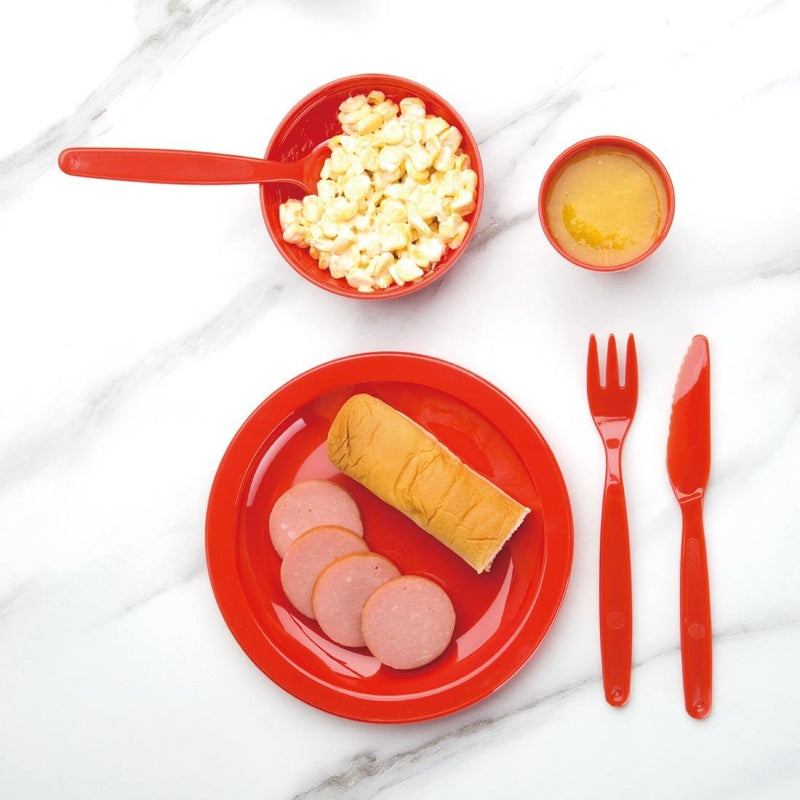 Olympia Kristallon Polycarbonate Bowls Red 102mm (Pack of 12)