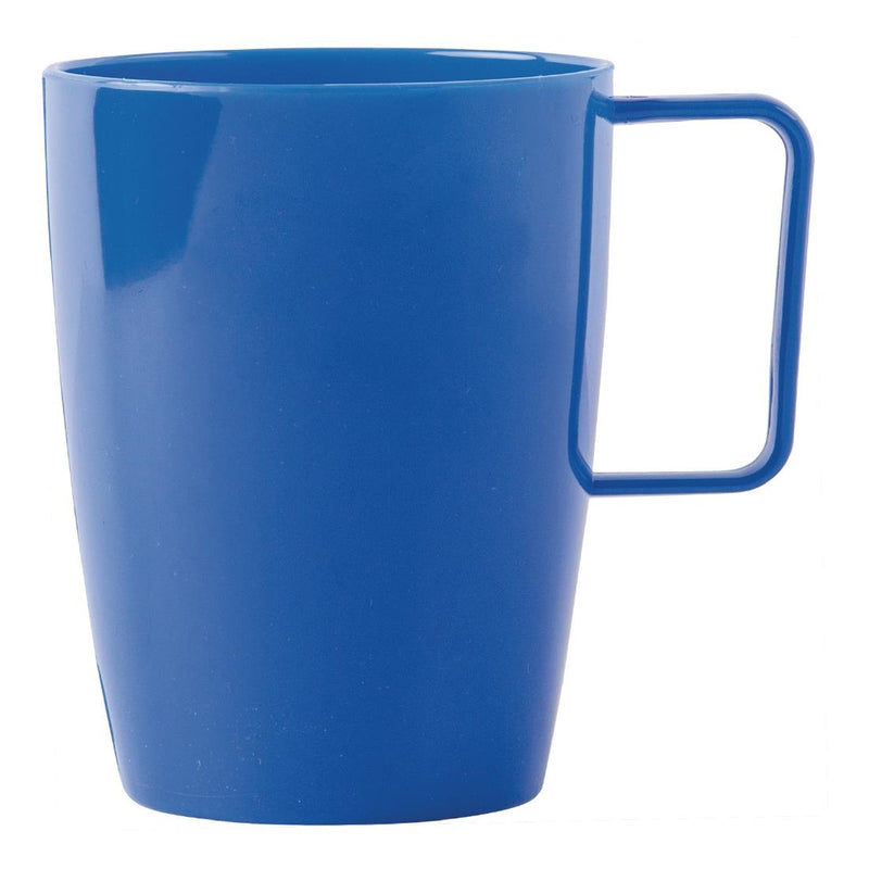 Olympia Kristallon Becher mit Polycarbonat-Griff, Blau, 284 ml, 12 Stück