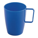 Olympia Kristallon Becher mit Polycarbonat-Griff, Blau, 284 ml, 12 Stück