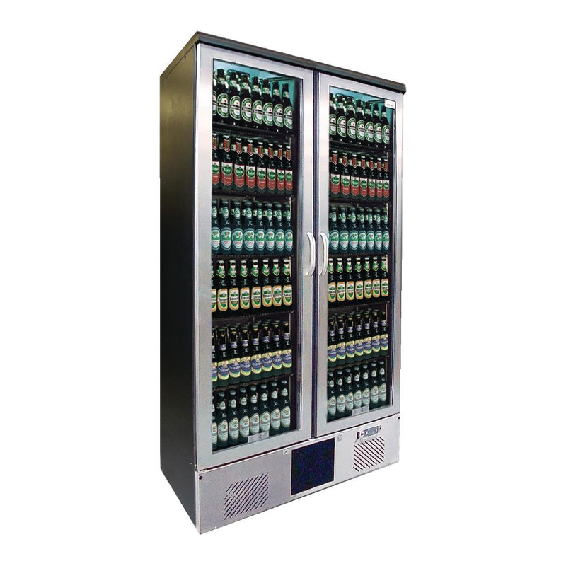 Gamko Maxiglass 2 Glass Door 500Ltr Bottle Cooler Cabinet MG2/500GCS