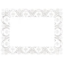 Olympia Rechteckige Papierdeckchen, 400 mm, 250 Stück