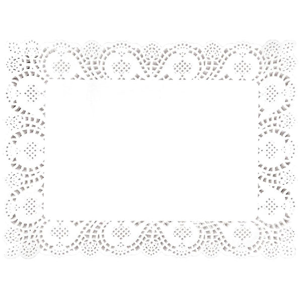 Olympia Rectangular Paper Doilies 400mm (Pack of 250)
