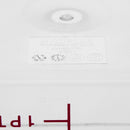 Hygiplas quadratischer Vorratsbehälter aus Polycarbonat, 3,5 l