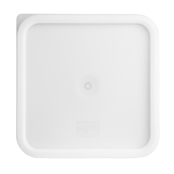 Hygiplas Square Food Storage Container Lid White Large