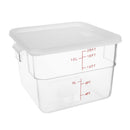 Hygiplas Square Food Storage Container Lid White Large