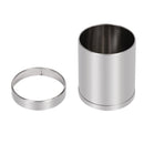 Bolero-Papierkorb aus Edelstahl