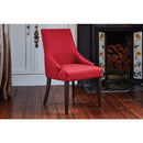 Bolero Dark Red Finesse Dining Chairs (Pack of 2)